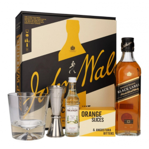 Johnnie Walker Black Not So Old Fashioned 35cl Botle & Glass Gift Pack
